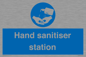Hand sanitiser station